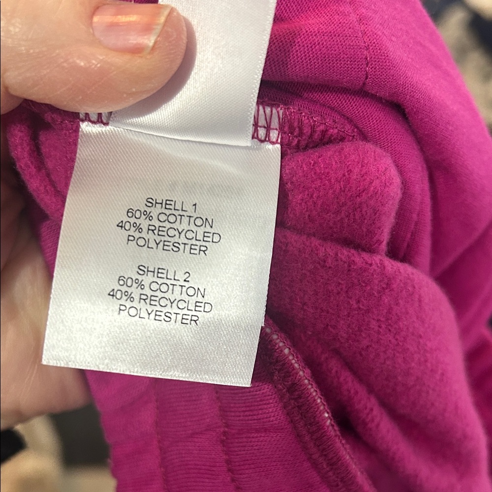 Marmot Peaks Jogger Bright Fuchsia Medium NWT Cozy Sweatpants - Picture 11 of 12